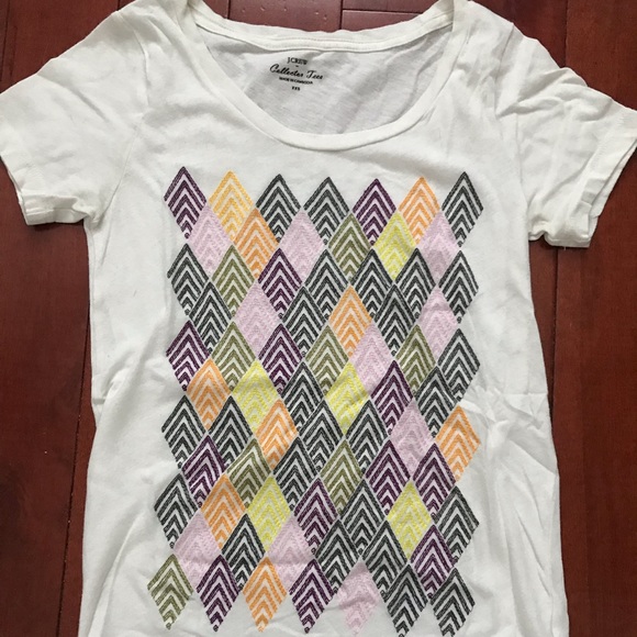 J. Crew Tops - JCrew Collection Tee - Colorful!